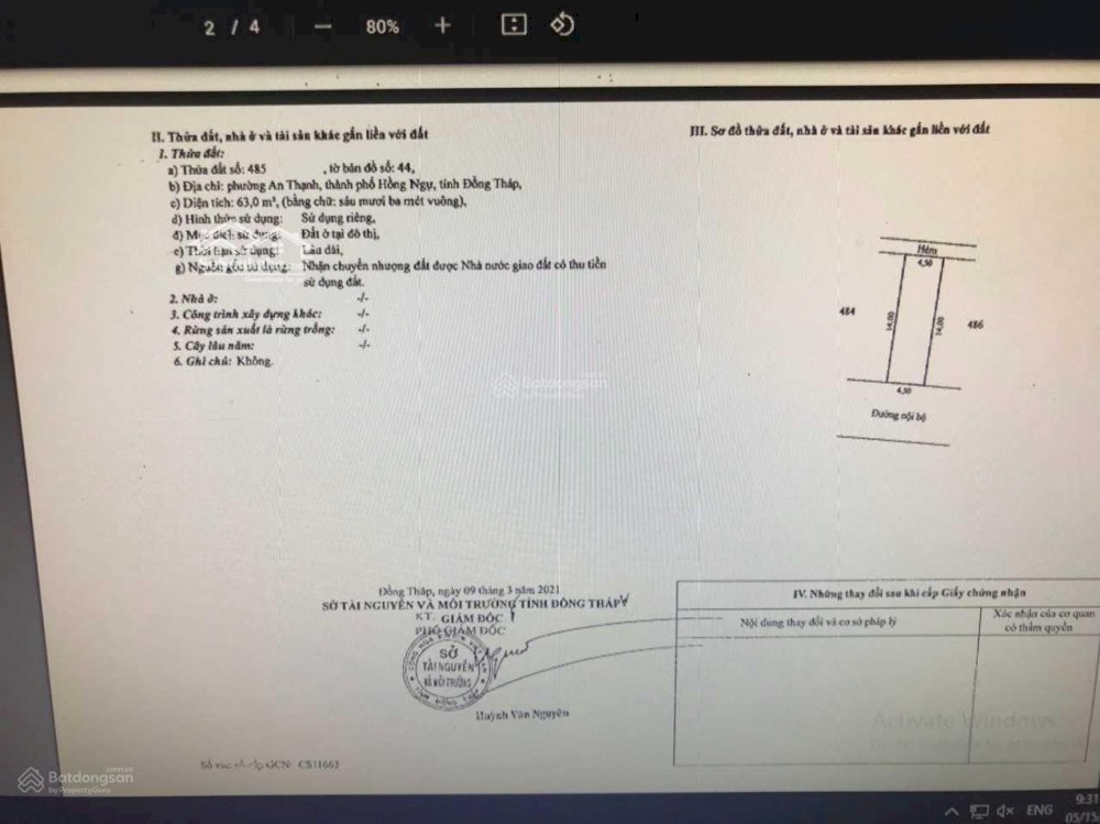 Bán 4 Lô Đất Đẹp Nằm Trên Đường Tống Duy Tân, Phường An Thạnh, Tp Hồng ...