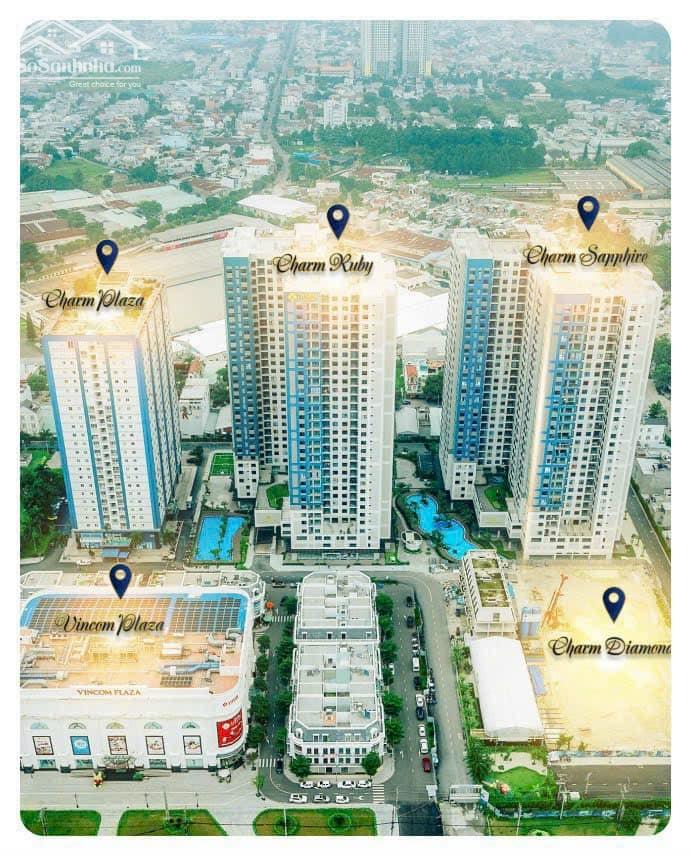 Bán căn hộ sân vườn Charm city 83m2