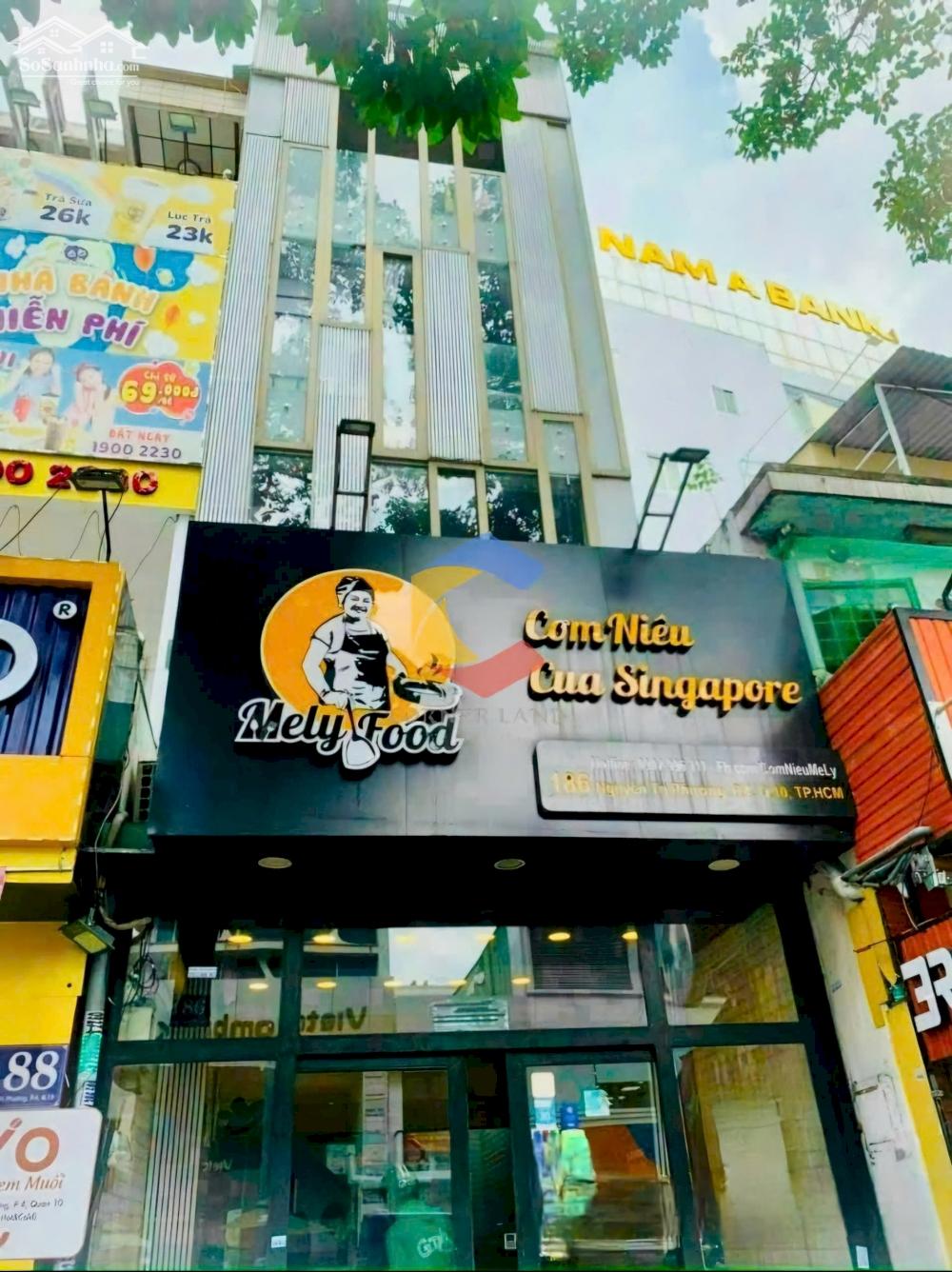 Bán Nhà Mặt Tiền 186 Nguyễn Tri Phương, Quận 10. Đối Diện Đại Học Kinh Tế. 5 Tầng, Có HĐ Thuê 75 Triệu / Tháng