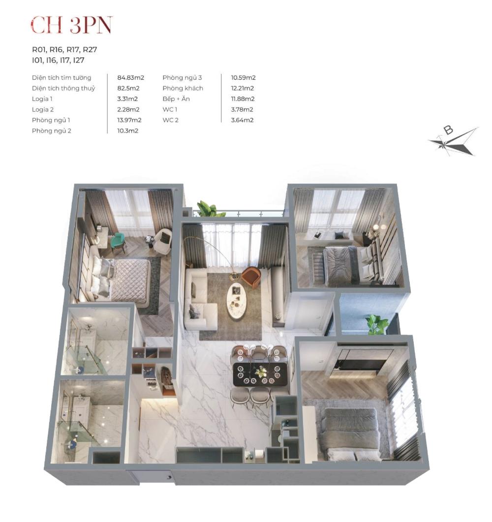 Bán căn hộ dịch vụ thương mại tại trung tâm Việt Trì - Phú Thọ giá chỉ hơn 1 tỉ