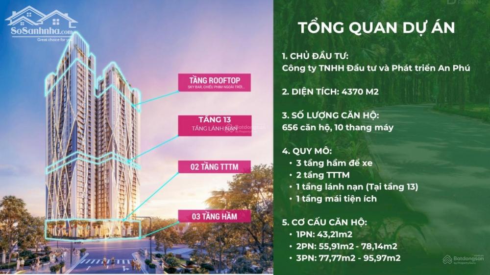 Nhận booking quỹ căn VIP 2PN,3PN dự án căn hộ cao cấp The Fibonan
