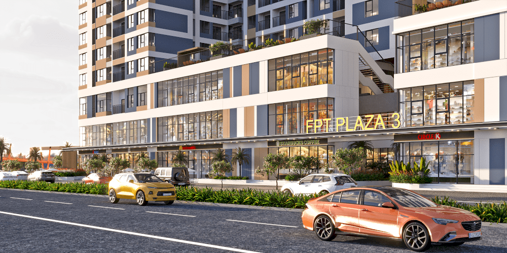 FPT Plaza 3 mở bán căn hộ giai đoạn1 - Căn 2PN tầm view cực đẹp