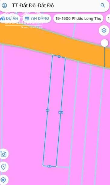Bán nhanh 207,3m2 MT nhựa trung tâm thị trấn Đất Đỏ