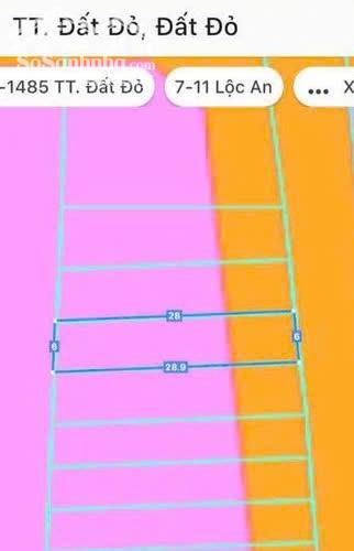 Bán đất 170.5m2 tại thị trấn Đất Đỏ, Bà Rịa Vũng Tàu