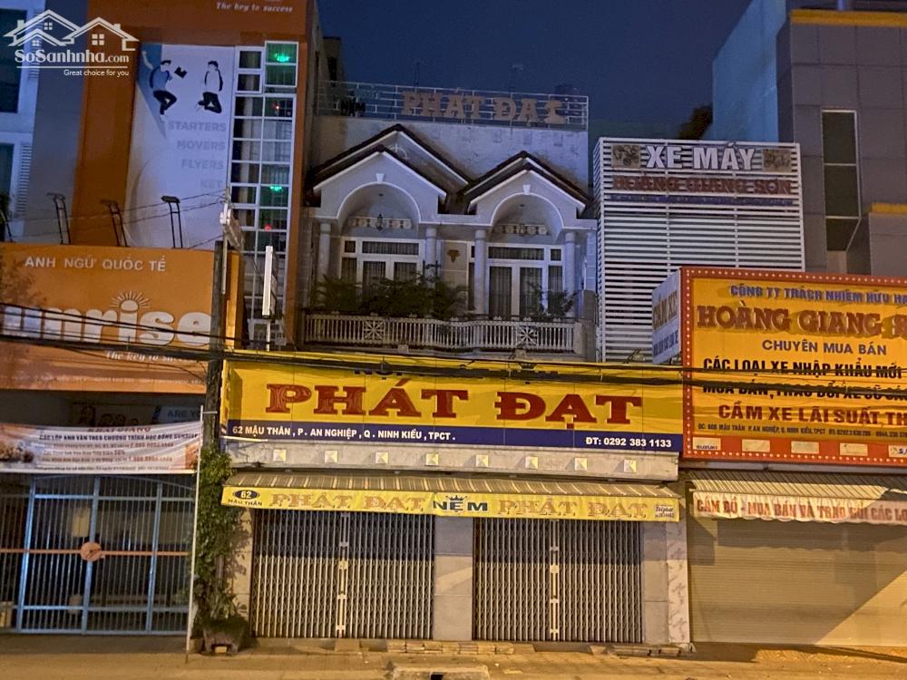 CHO THUÊ NHÀ MẶT TIỀN MẬU THÂN NGANG 8M ĐOẠN ĐOAN