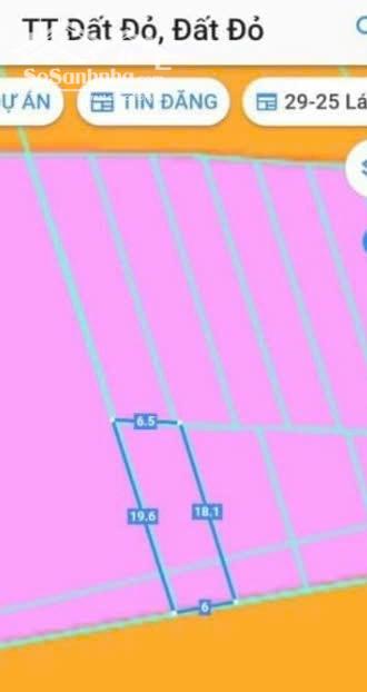 Cần tiền bán gấp lô đất 113m2 tại thị trấn Đất Đỏ, Bà Rịa Vũng Tàu