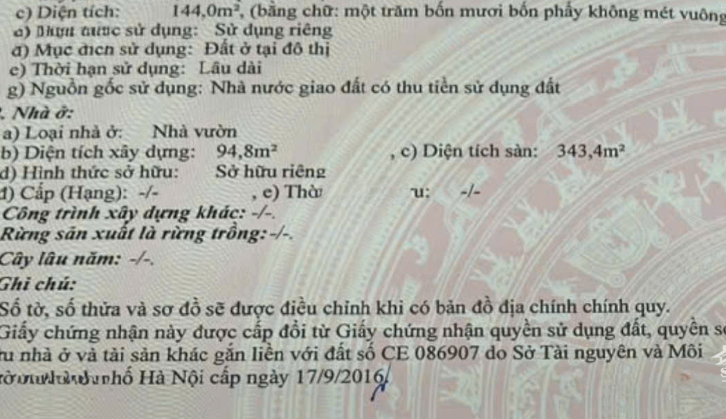 Chính Chủ Cần Bán Căn Biệt Thự Nhà Vườn Khu D - Geleximco Lê Trọng Tấn