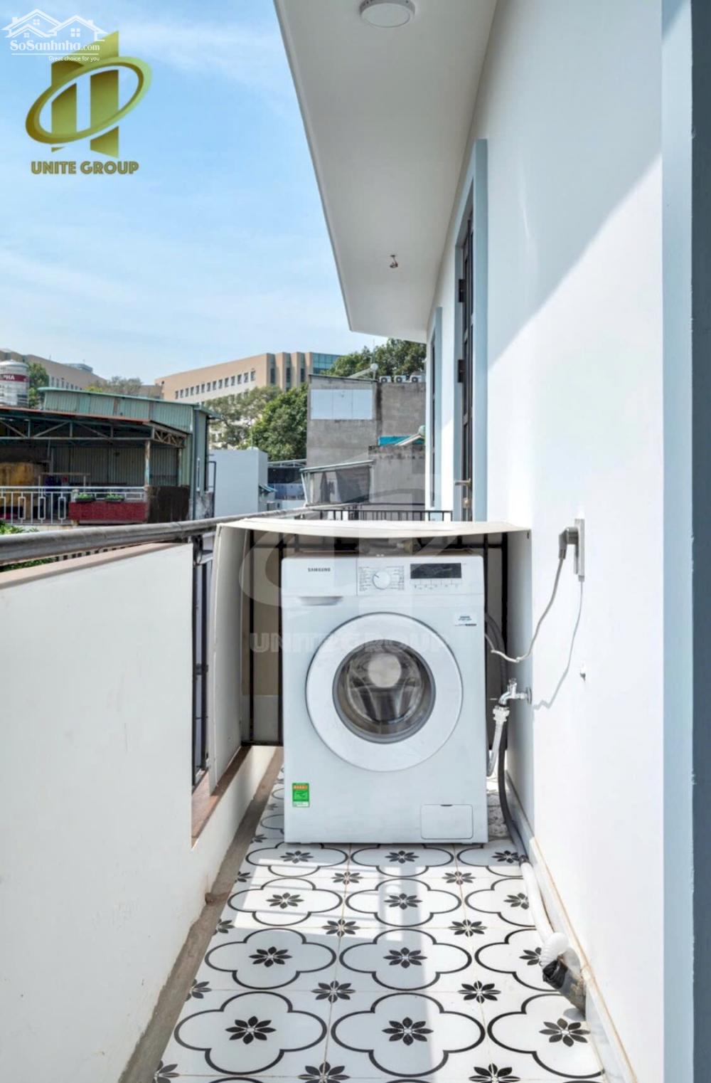  Cho Thuê Căn hộ Studio ban công lớn 30m² _ Máy Giặt Riêng _ Gần Sân bay, Công Viên Gia Định Bình Thạnh