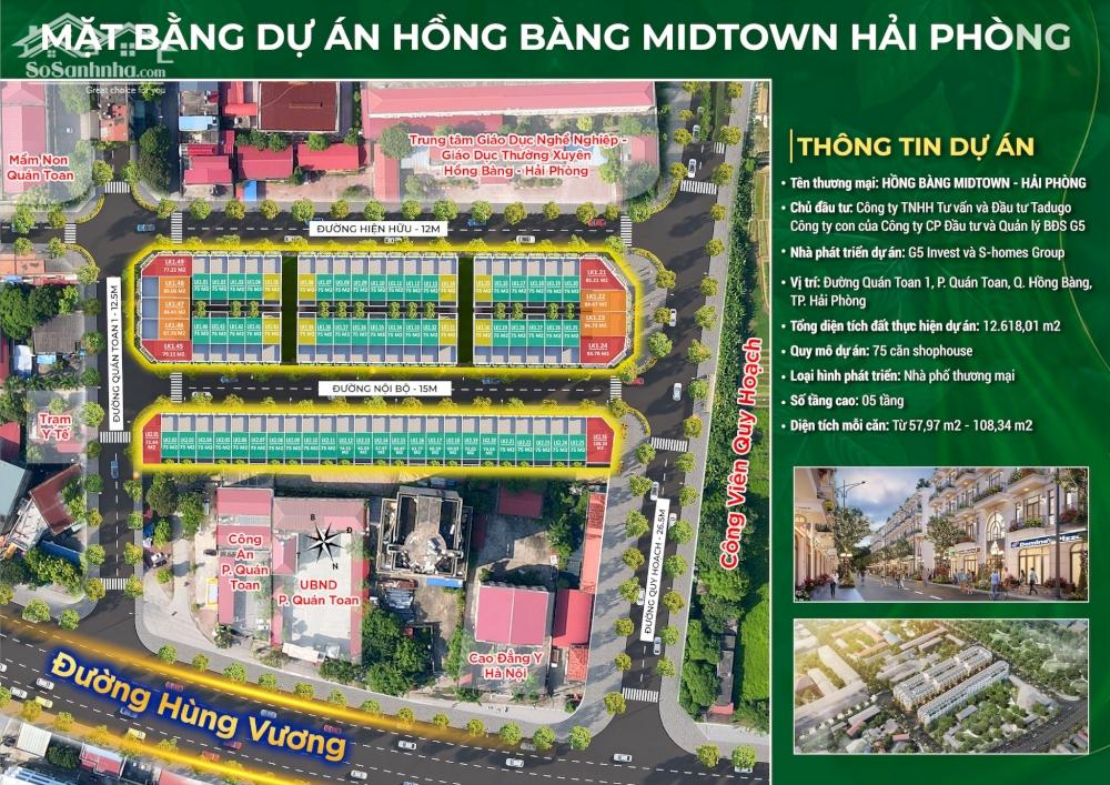  Hồng Bàng Midtown – Tâm điểm đầu tư & kinh doanh sầm uất tại Hải Phòng ️