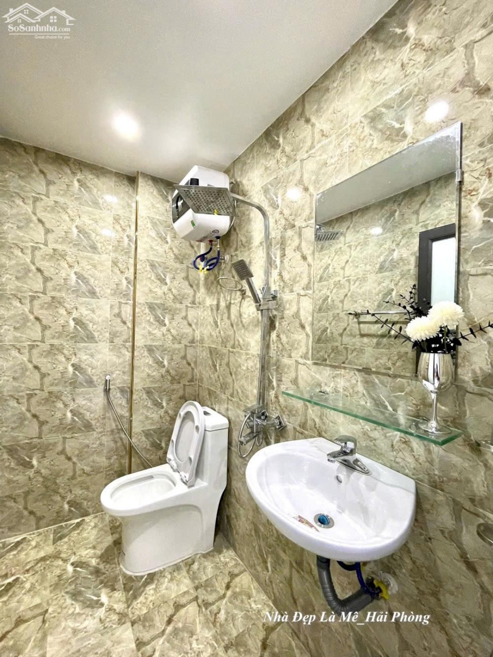 Nhà 4 tầng xây mới độc lập ngõ 82 Lê Lai, quận Ngô Quyền, Hải Phòng