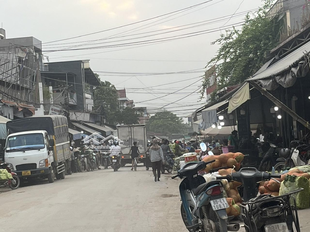 Hot Nhất Khoái Châu. Bán 100M Dãy A Mặt Ngoài Chợ Đầu Mối Nông Sản To Nhất Tỉnh Hưng Yên Sắp Xây