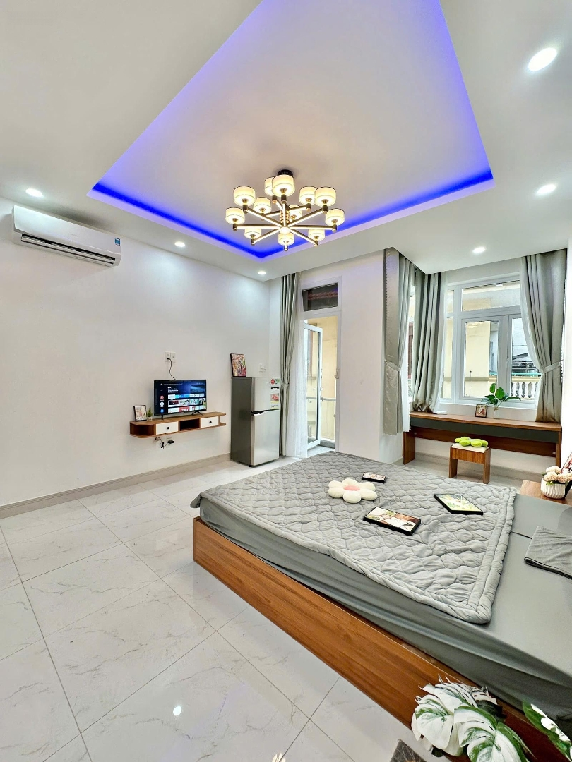 Siêu Phẩm Căn Hộ 1 Phòng Ngủcủa Tháng, Nằm Ngay Chu Văn An, Chỉ Việc Kéo Vali Vào Ở, Full Nội Thất Từ A-Á