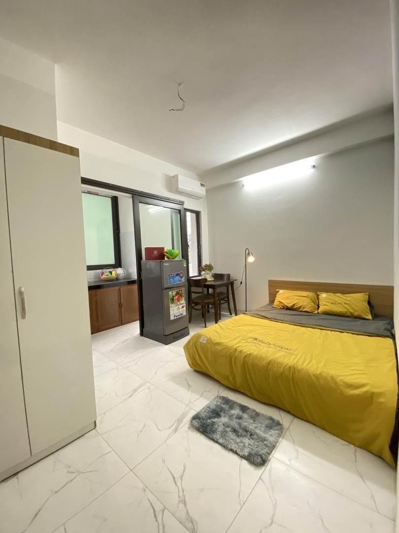 Căn Hộ Studio Rộng Rãi - Đầy Đủ Nội Thất, Tiện Nghi - Gần Cầu Tó - Oto Đỗ Cửa