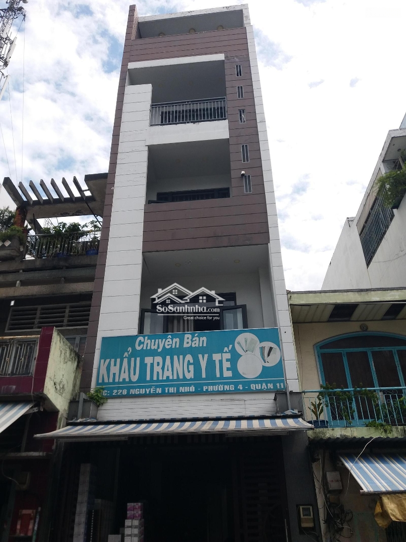 Nhà Nguyên Căn Mặt Tiền Quận 11 (Xây Mới 6 Tấm) Cho Thuê Hoặc Bán. Liên Hệ Đt: (090.381.3096)