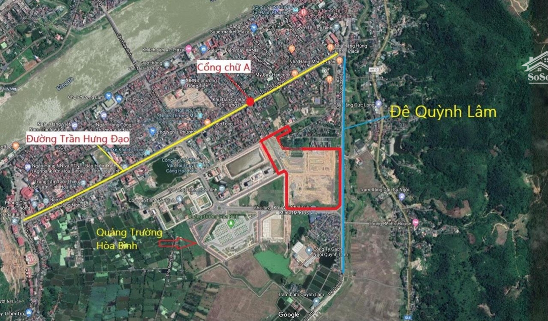 Bán Nhà 3 Tầng Cổng A, Trung Tâm Thành Phố Hoà Bình