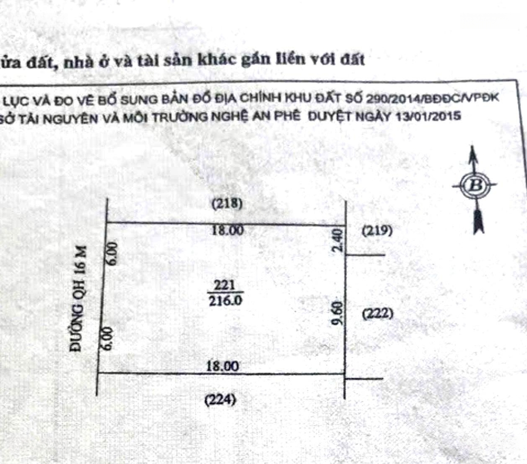 Bán Đất Biệt Thự Kinh Doanh Đối Diện 3 Toà Chung Cư Arita Homes Đường 16M Kinh Doanh