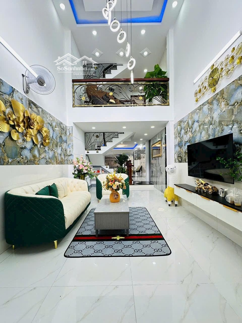 Nhà Phốhẽm Xe Hơiquang Trung (5X14M) - Có Nội Thất - 5 Phòng Ngủ- Giá 19 Triệu/Th