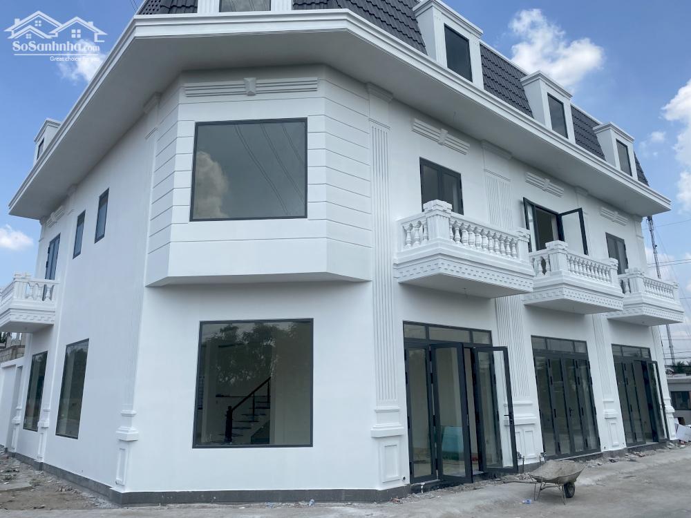 Nhà 1 trệt 1 lầu mới xây 183m2 sổ hồng công chứng ngay