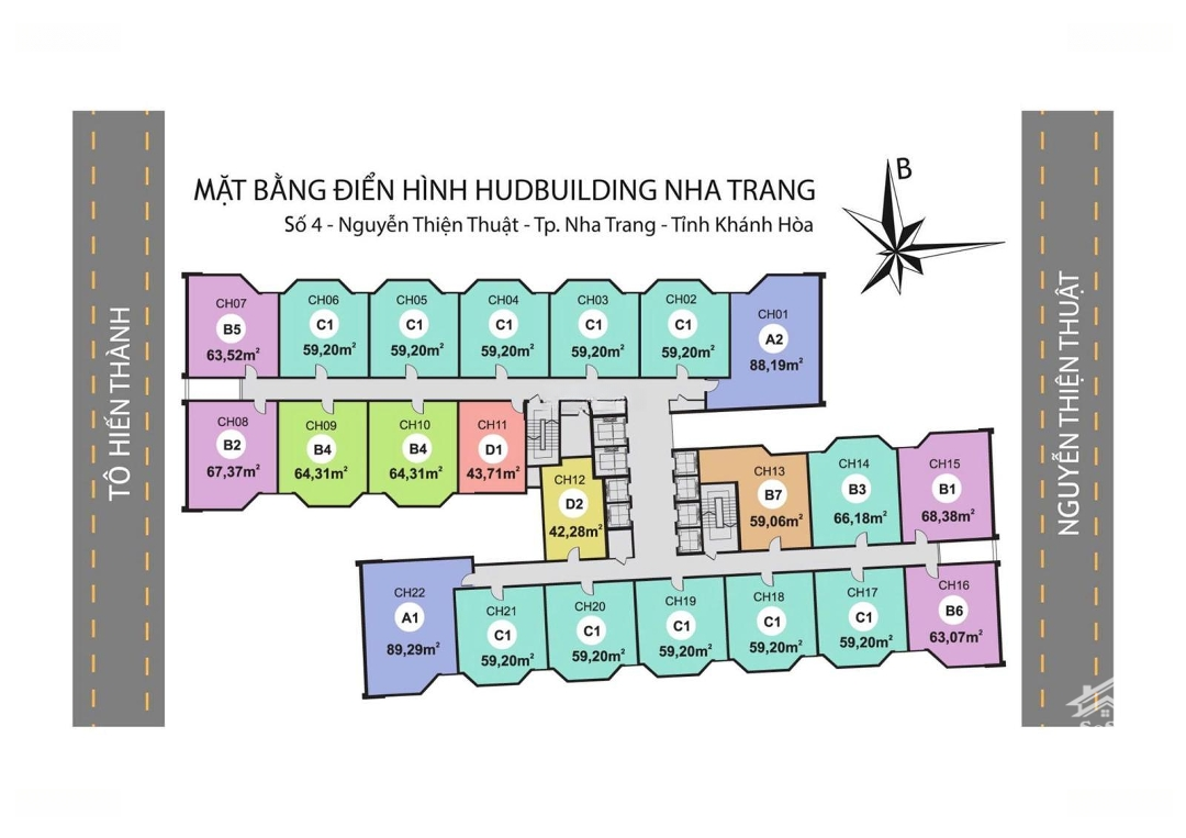 Cho Thuê Căn Hộ Hud Building Giá Từ 14- 15 Triệu Căn 2 Phòng Ngủ- 2 Vệ Sinhtầng Đẹp Nội Thất New100% Lh Vy 0905365024