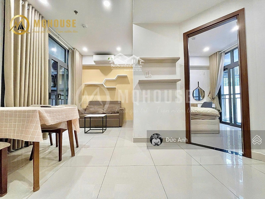 Cho Thuê Chung Cư Mini 1 Phòng Ngủ42M2 Full Nt - Hầm Xe, Thang Máy, Bảo Vệ 24/7 Gầm Phố Ẩm Thực Phú Nhuận
