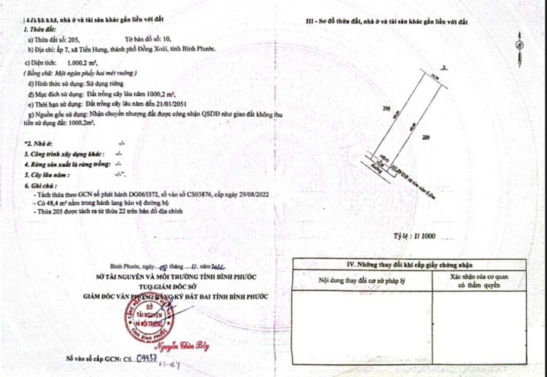 Chủ Kẹt Tiền Cần Bán Gấp Để Về Quê Ở Luôn 4000M2 Giá 250 Triệu/Sào Thích Hợp Làm Xưởng Công Chứng Ngay