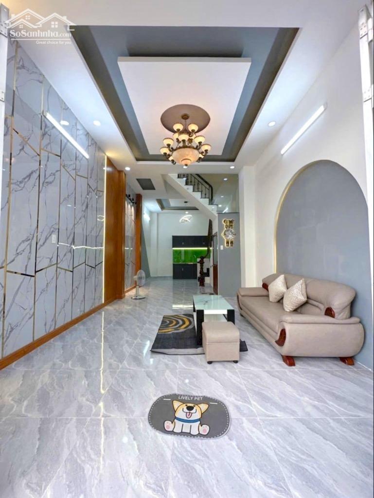 Nhỉnh 5 tỷ - nhà mới 4 tầng 5pn - 52m2 - Hẻm xe hơi - đường Tân Kỳ Tân Quý - Bình Tân giáp Tân Phú