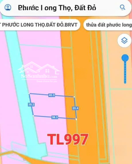 Chủ Cần Bán Tỉnh Lộ 997 Phước Long Thọ Đất Đỏ. Nằm Cạnh Khu Công Nghiệp, Cách Ql55 Chỉ 2Km