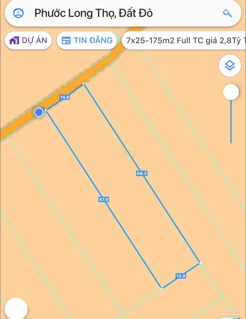 Bán Nhanh Đất Brvt - Phước Long Thọ - Đất Đỏ Cách Biển Phước Hải 8Km