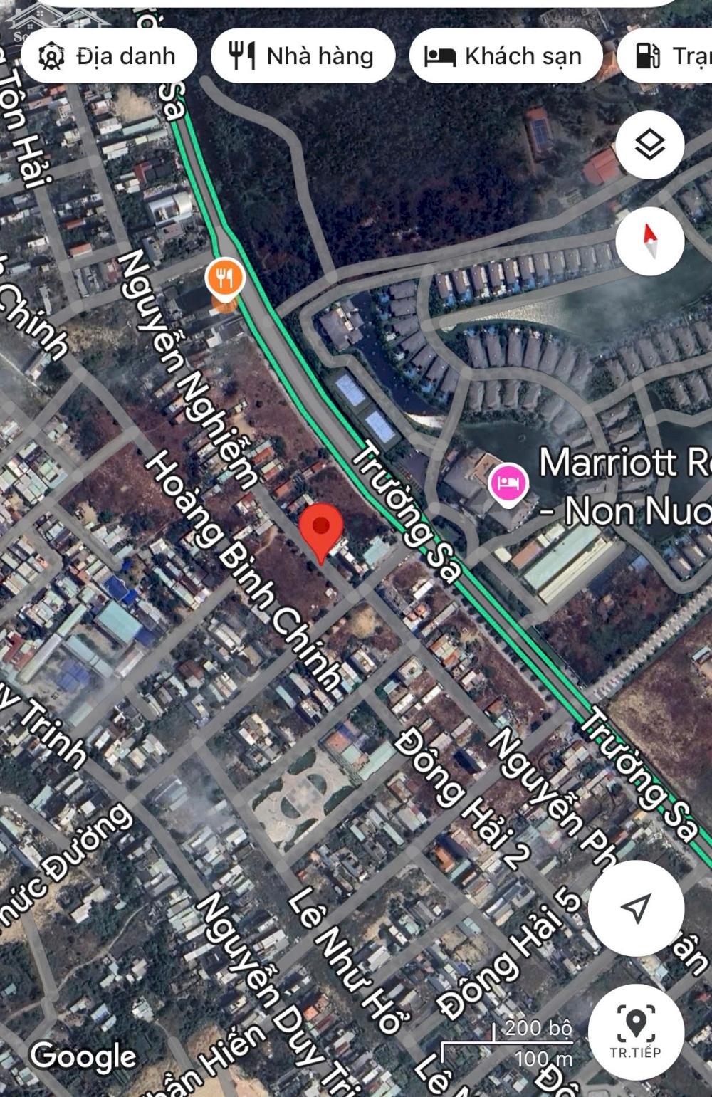 Bán lô đất mặt tiền đường 5.5m Nguyễn Nghiễm, Hoà Hải, đấu lưng đường Trường Sa, ngay cạnh bãi tắm Tân Trà