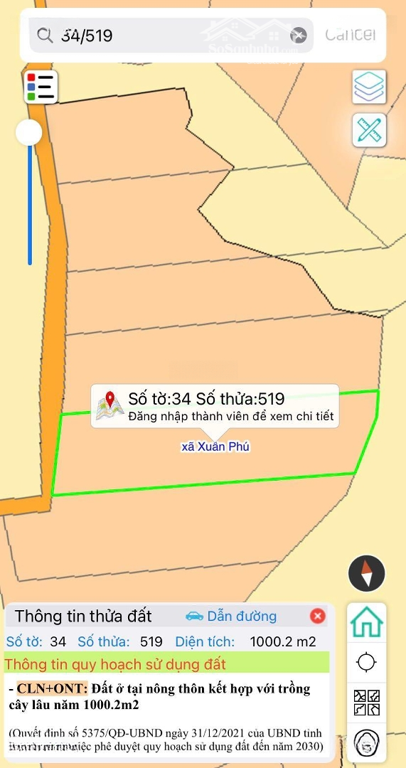Bán Lô Đất 1000M2 Tại Xuân Phú, Xuân Lộc, Đồng Nai Cách Ql1 Chỉ 700M. Giá: 950 Tr