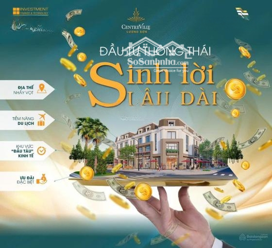 Bán 05 Xuất Ngoại Giao Giá Tốt Liền Kề - Biệt Thự - Shophouse Tại Trung Tâm Chợ Lương Sơn