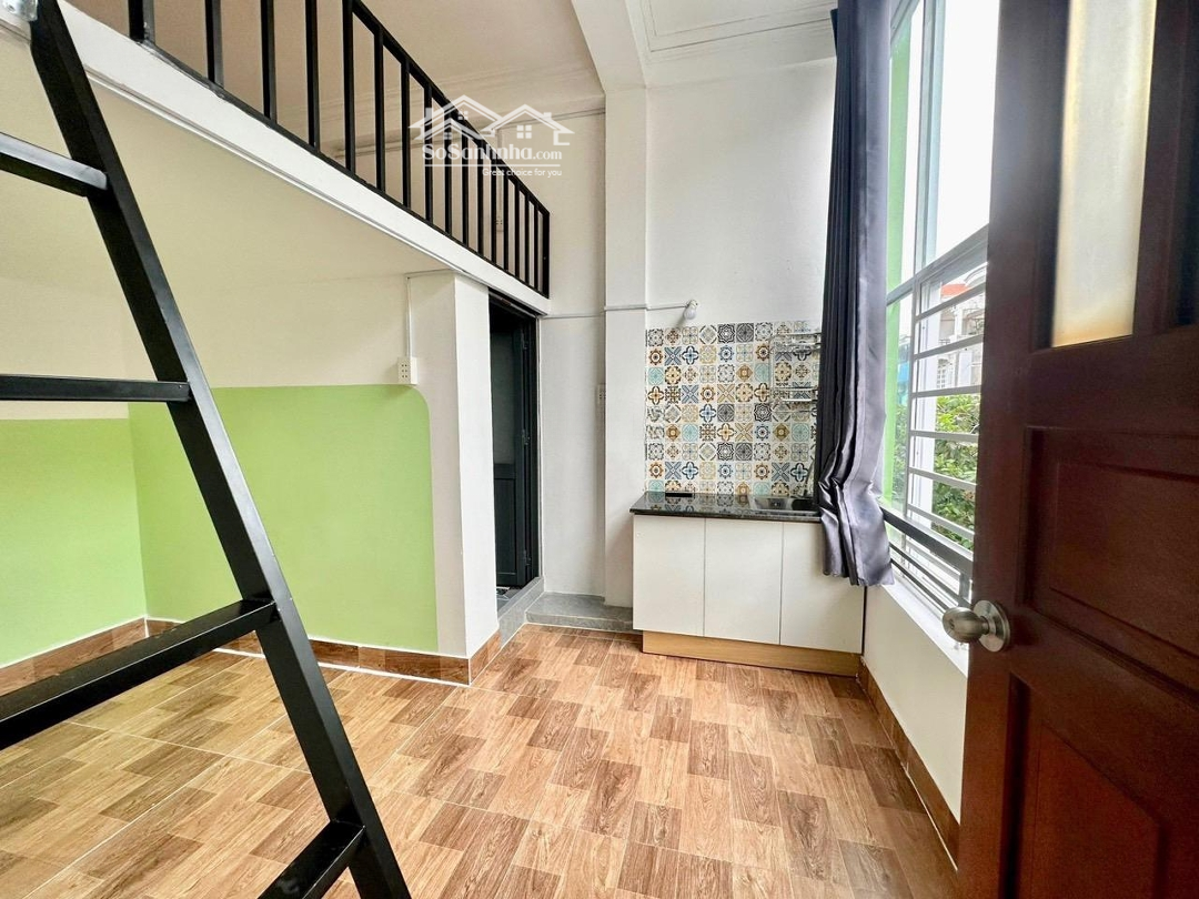 Phòng Trọ Cho Thuê Có Gác 25M2 Có Cửa Sổ Trời Lớn Bình Thạnh Ở Chu Văn An, Gần Chợ Bà Chiểu