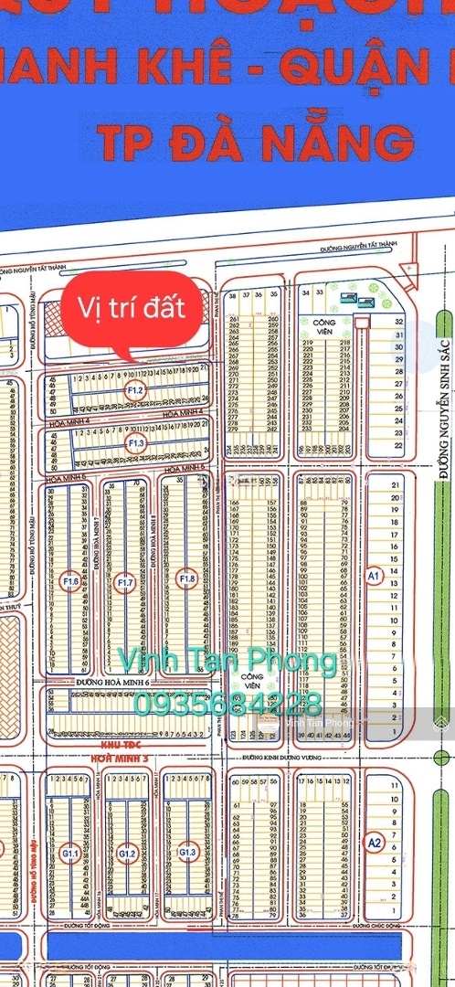 Bán Cặp Đất Mặt Tiền Giáp Văn Cương, View Biển Nguyễn Tất Thành, Bên Cạnh Khu A Phương Trang