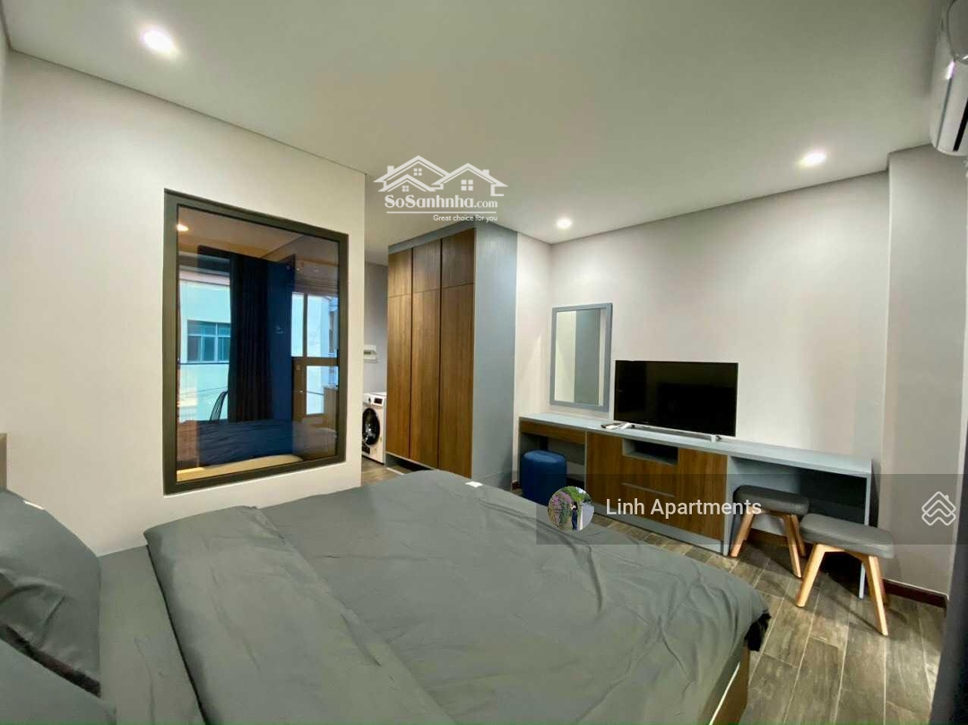 Căn Hộ Studio Tách Bếp Ban Công , Máy Giặt Riêng - Thang Máy ,Phố Bà Huyện Thanh Quang Trung Tâm Q3