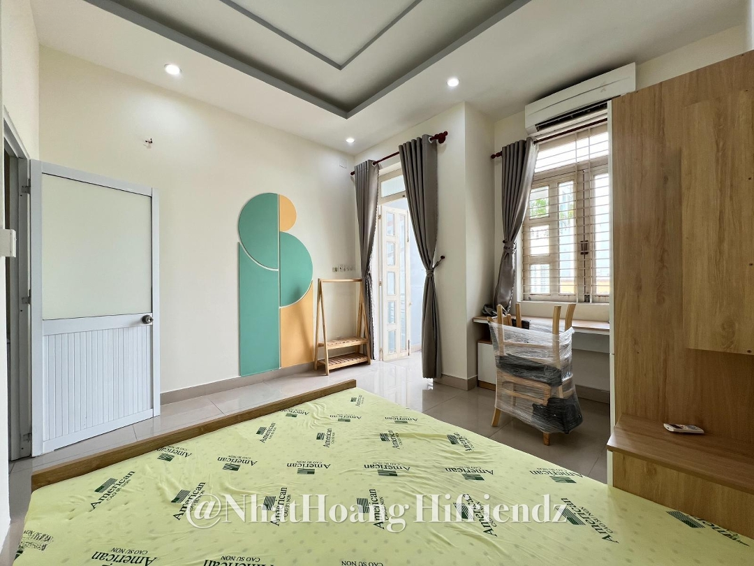 Cho Thuê 2 Phòng Ngủ50M2 Balcon Lớn_Full Nt Cao Cấp Mới 100% 4Ng3Xengay Ngã Tư Bảy Hiền_Chợ Hoàng Hoa Thám