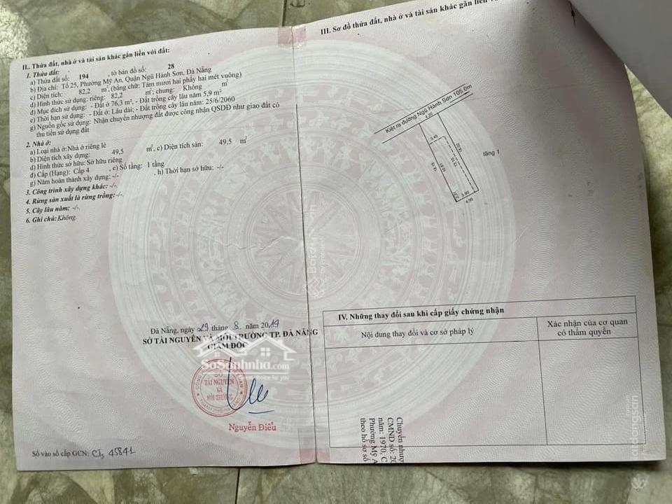 Hot! Chuyển Nhượng Lô Hoài Thanh Đường Nhựa Ô Tô 6M Thông Thoáng Gần Sông Định Cư Tốt
