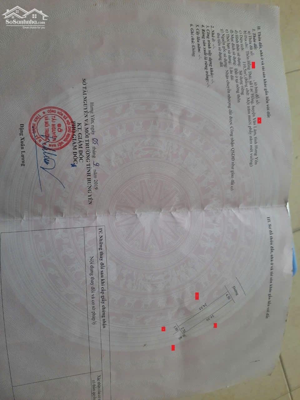 Bán 110m đất full thổ cư: Lạc hồng, Văn Lâm: 0988663893