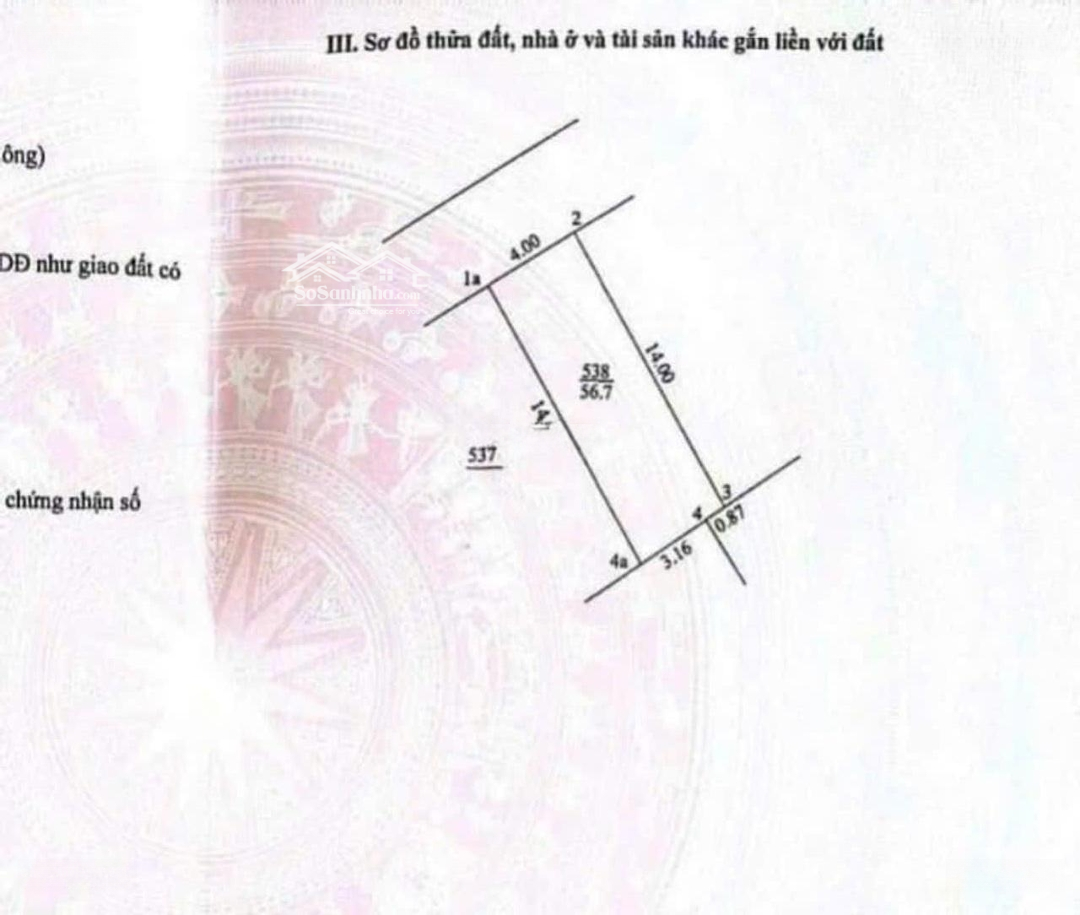 55M2 Và 56,7M2 Đất Hiệp Thuận, Phúc Thọ Hà Nội. Ngõ Thông Ô Tô Qua