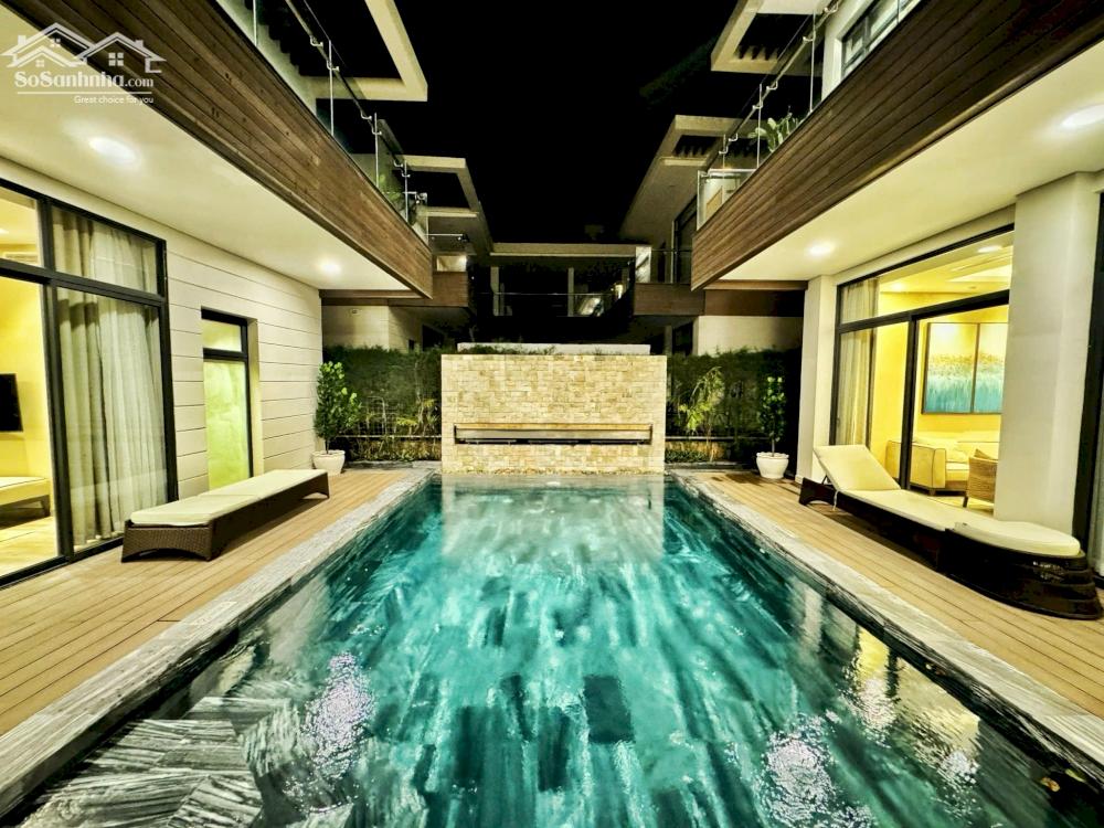 Cho thuê biệt thự Grand Wynhdam CR 4PN - Full nội thất - Liền kề sân Golf view biển 45tr/ tháng