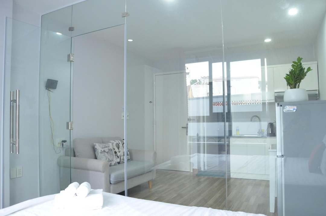 1 Phòng Ngủ40M2 Cửa Sổ Thoáng Full Nội Thất,Thang Máy,Gần Bờ Kè,Cầu Bông,Chợ Tân Định,Horizon Tower Quận 1