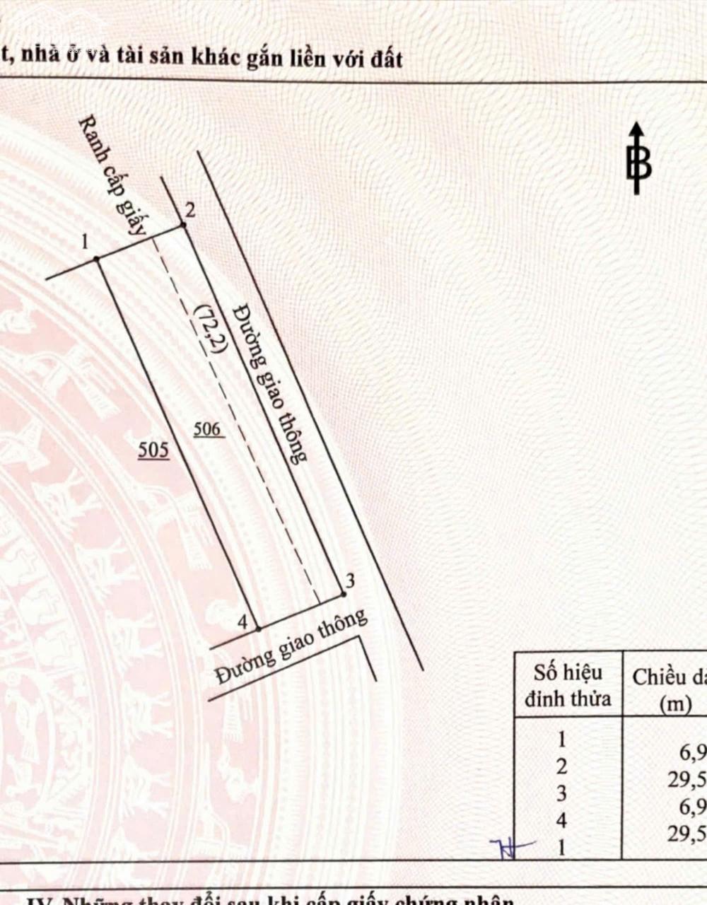 Bán lô góc 2 mặt tiền phường Tân Hiệp gần sở TNMT giá 7,5 tỷ