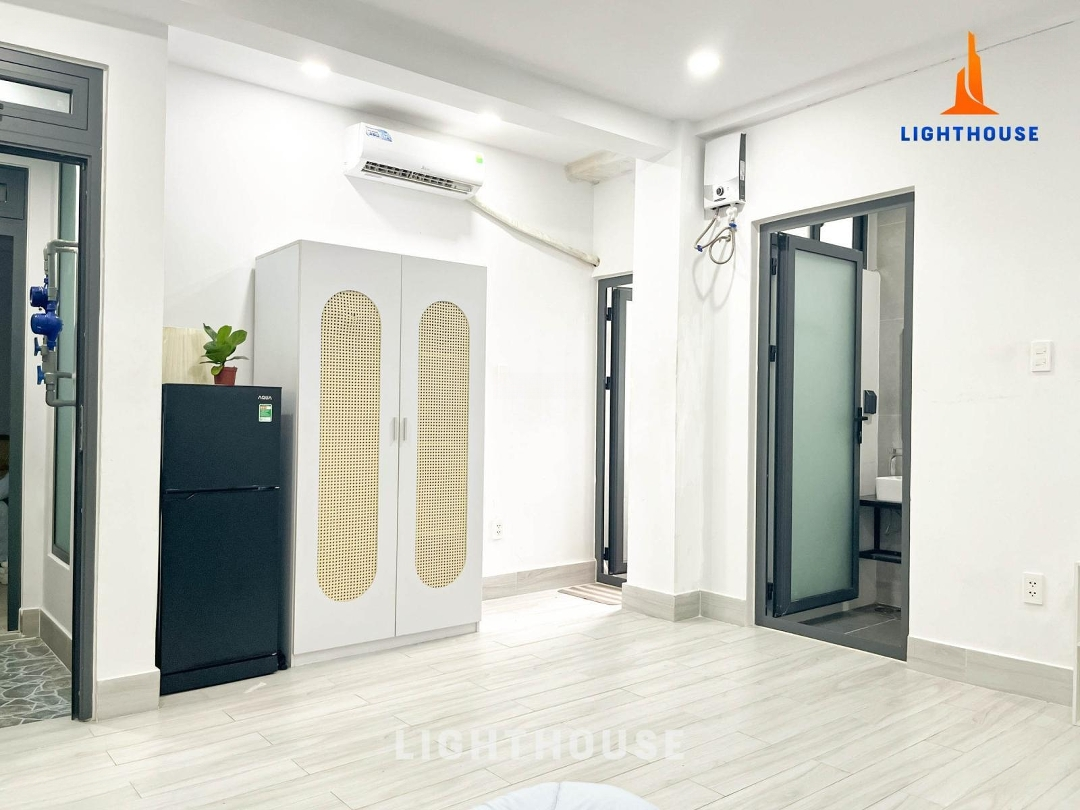 Studio 1 Phòng Ngủcửa Sổ Thoáng Tách Bếp Full Nt An Ninh New 100% Rộng Cực Đại Ngay Chợ An Nhơn, Emart Gv