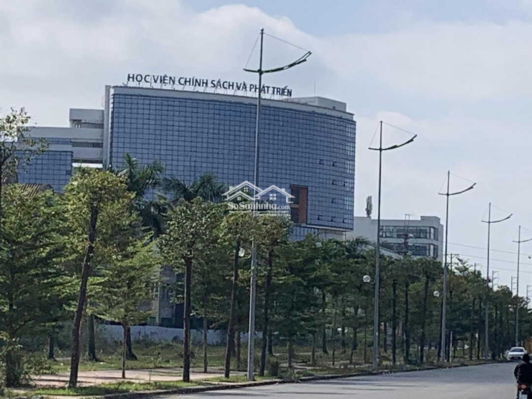 Bán Lô Đất Mặt Đường Liên Khu 8 Đối Diện 18 Toà Chung Cư Hud , Học Viện Chính Sách Và Phát Triển