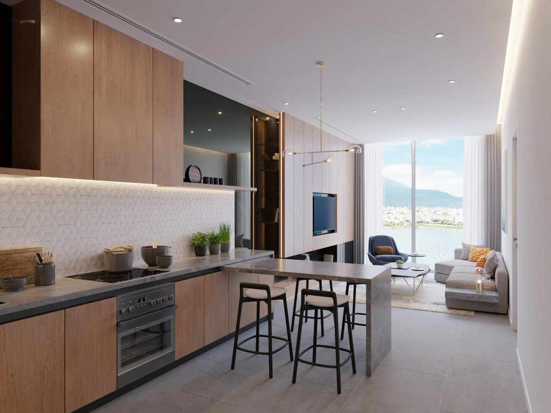 Cho Thuê Căn Hộ Sam Towers 2 Phòng Ngủnội Thất 5* Đẹp Nhất Khu Căn, Cao Cấp Nhất Đà Nẵng, View Sông Hàn