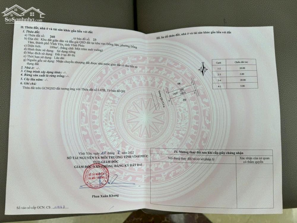 Bán đất phân lô băng 2 QL2c, Đồng tâm, Vĩnh yên. giá rẻ chỉ 2,1x tỷ