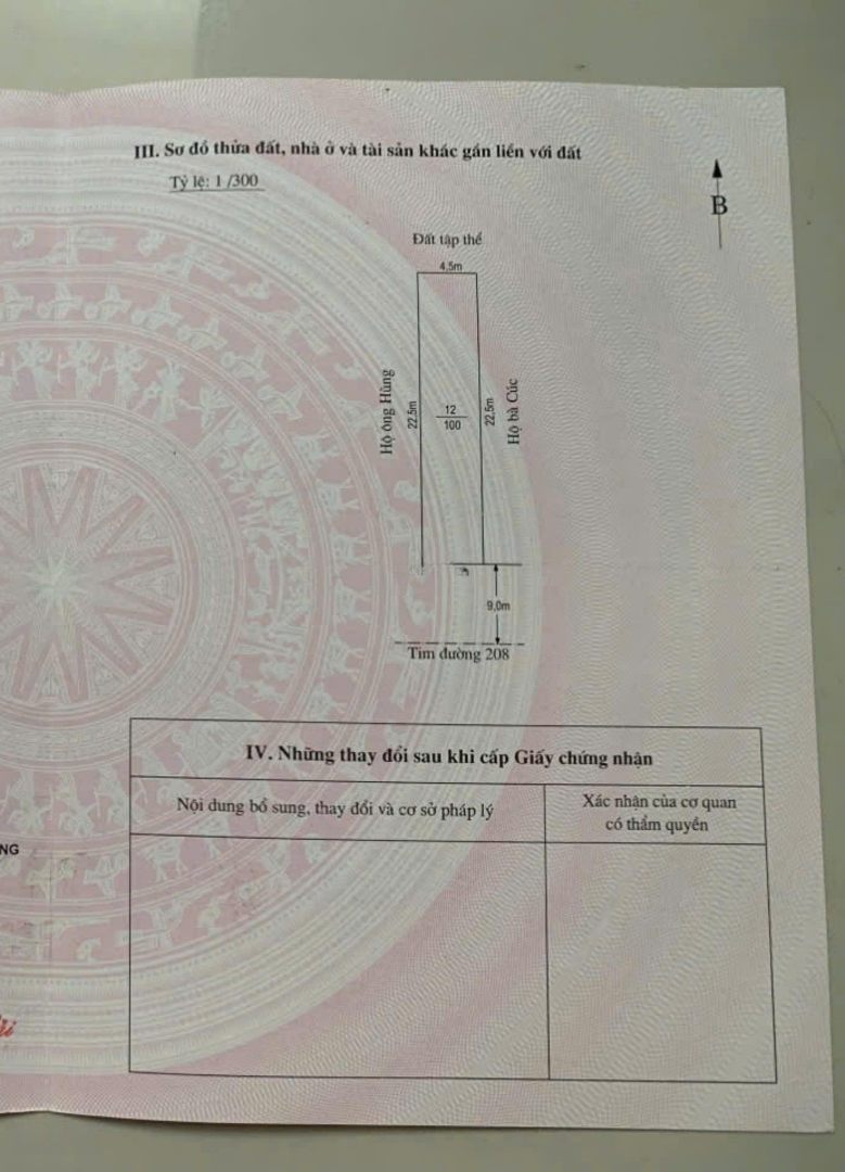 Bán Lô Nhà Đất 100M2 Mặt Đường 208, An Đồng, An Dương Giá Chỉ 3,65 Tỷ