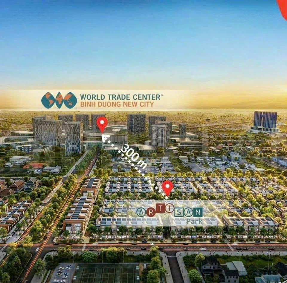 Dự Án Tiềm Năng Sinh Lời Cao Atisan Park , 2 Mặt Tiền Vừa Ở Vừa Kinh Doanh Ngay Trung Tâm B.dương