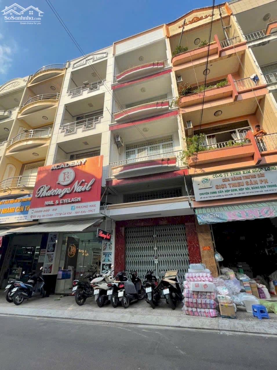 Bán nhà 1t1l 3 lầu đường Ung Văn Khiêm, P.Cái Khế, Q.Ninh Kiều, Tp Cần Thơ.