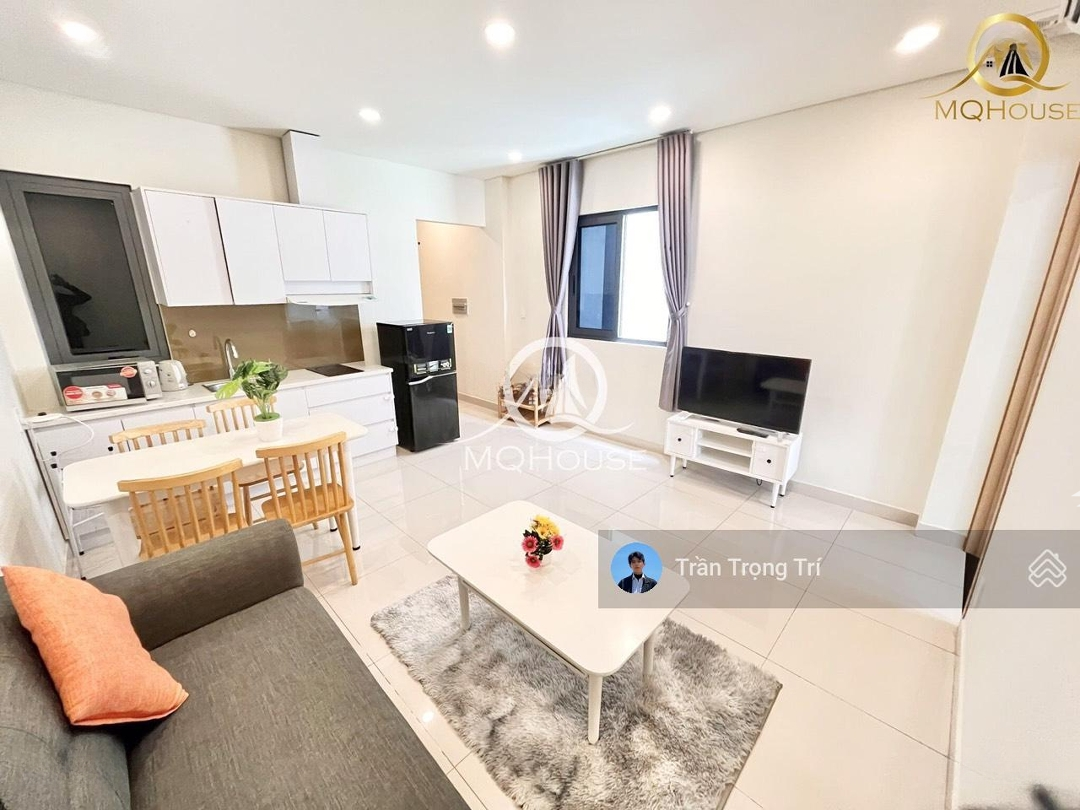 Cho Thuê Căn Hộ 1 Phòng Ngủ, 45M2, Ban Công, Full Nội Thất Ngay Thảo Cầm Viên, Cầu Thị Nghè