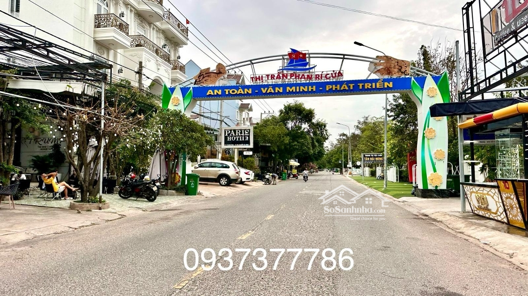 Nhà 105M2 Mặt Tiền Đường Quang Trung, Phan Rí Cửa, Tuy Phong, Bình Thuận, Gần Biển. Sổ Hồng.